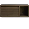 Fashion Rangement Mural Hifive Slim Bois Naturel / Meuble Tv - L 75 X H 30 Cm - Unisexe Meubles Tv