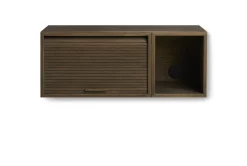 Fashion Rangement Mural Hifive Slim Bois Naturel / Meuble Tv - L 75 X H 30 Cm - Unisexe Meubles Tv