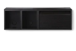 Flash Sale Rangement Mural Hifive Slim Bois Naturel / Meuble Tv - L 100 X H 30 Cm - Unisexe Meubles Tv