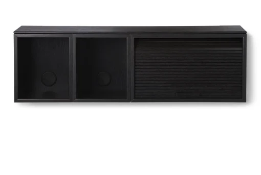Flash Sale Rangement Mural Hifive Slim Bois Naturel / Meuble Tv - L 100 X H 30 Cm - Unisexe Meubles Tv