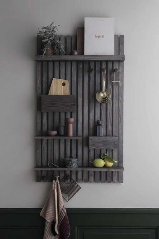Best Sale Rangement Mural Wooden Bois / L 59 X H 99,7 Cm - Frene - Unisexe Meubles De Rangement