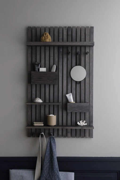 Best Sale Rangement Mural Wooden Bois / L 59 X H 99,7 Cm - Frene - Unisexe Meubles De Rangement