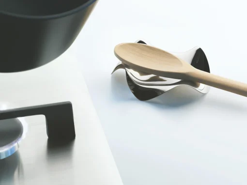 Shop Repose-Cuillere Blip Metal - Unisexe Ustensiles De Cuisines