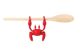 Flash Sale Repose-Cuillere Red Le Crabe Plastique/ Echappe-Vapeur - Unisexe Ustensiles De Cuisines