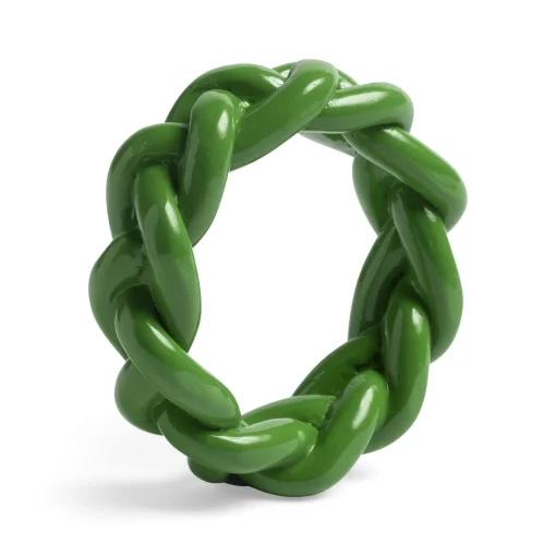 Best Sale Rond De Serviette Braid Plastique/ Set De 4 - Polyresine - Unisexe Accessoires Cuisine