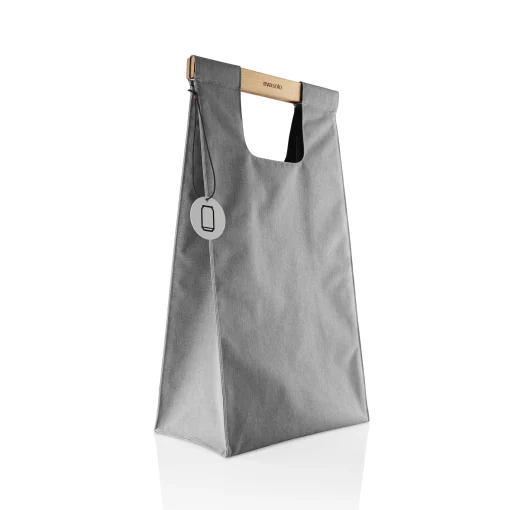 Flash Sale Sac De Tri De Dechets  Tissu Gris / 28 L -  Nylon & Bois - Unisexe Nettoyage Et Rangement