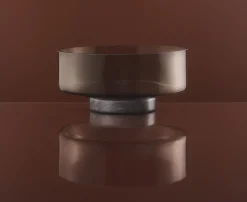 Cheap Saladier Volvi Verre Pierre Gris Noir / Verre & Marbre - O 25 Cm - Unisexe Corbeilles Centres De Table