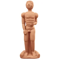 New Sculpture Magna Graecia Ceramique Orange Marron / - H 140 Cm / Terre Cuite - Unisexe Déco Et Accessoires De Jardin