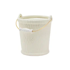 Fashion Seau A Champagne Wood Ware Ceramique/ Vase - O 28 X H 31 Cm / Porcelaine Striee Effet Bois - Unisexe Autour Du Vin