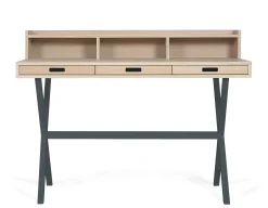 Discount Secretaire Hyppolite Bois Gris - Unisexe Consoles