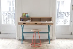 Discount Secretaire Hyppolite Bois Gris - Unisexe Consoles