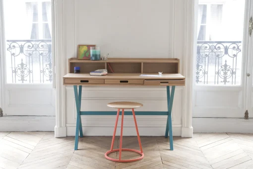 Discount Secretaire Hyppolite Bois Gris - Unisexe Consoles