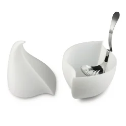 Flash Sale Service A Mozzarella Nunziatella Plastique Blanc / Recipient Fraicheur + Louche Percee - Unisexe Plateaux Et Plats De Service