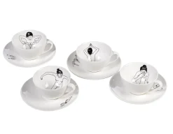 Fashion Service A The Naked Girls Ceramique12 Pieces - Unisexe Tasses Et Mugs