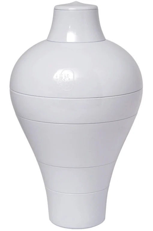 Cheap Service De Table Ming Plastique Blanc /6 Pieces Empilables - Unisexe Saladiers Coupes Et Bols