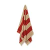 Fashion Serviette De Bain Alee Tissu Rouge Marron / 70 X 140 Cm - Unisexe Linge De Bain