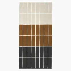 Best Sale Serviette De Bain Tiiliskivi Tissu Orange Gris / 70 X 150 Cm - Unisexe Linge De Bain