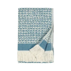 Fashion Serviette De Toilette Papajo Tissu Bleu / 30 X 50 Cm - Unisexe Linge De Bain