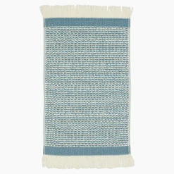 Fashion Serviette De Toilette Papajo Tissu Bleu / 30 X 50 Cm - Unisexe Linge De Bain