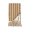 Outlet Serviette De Toilette Tiiliskivi Tissu Marron Beige / 30 X 50 Cm - Unisexe Linge De Bain