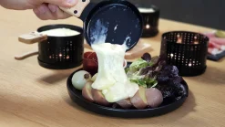 Best Sale Set Lumi Metal Noir / Pour Raclette A La Bougie - 4 Personnes - Unisexe Plats Et Cuisson