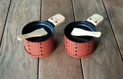 Online Set Lumi Metal Rouge Orange / Pour Raclette A La Bougie - 2 Personnes - Unisexe Plats Et Cuisson