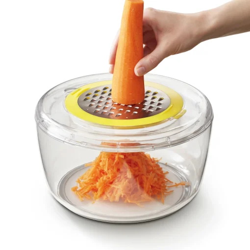 Cheap Set Preparation De Salade Multi-Prep Plastique Vert Transparent / 4 En 1 : Essoreuse, Spiraleur, Eminceur Et Rape - Unisexe Ustensiles De Cuisines