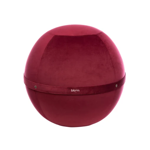 Flash Sale Siege Ergonomique Ballon Velvet Regular Tissu Rouge / Velours - O 55 Cm - Unisexe Fauteuils De Bureau