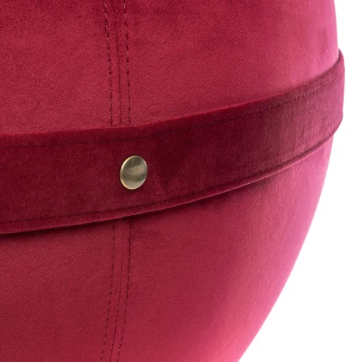 Flash Sale Siege Ergonomique Ballon Velvet Regular Tissu Rouge / Velours - O 55 Cm - Unisexe Fauteuils De Bureau