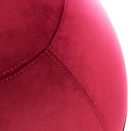 Flash Sale Siege Ergonomique Ballon Velvet Regular Tissu Rouge / Velours - O 55 Cm - Unisexe Fauteuils De Bureau
