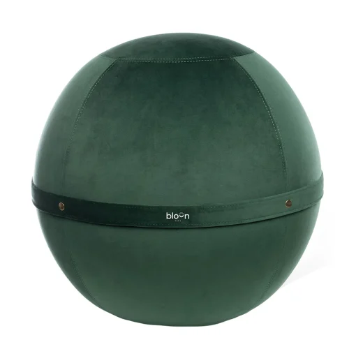 Clearance Siege Ergonomique Ballon Velvet Xl Tissu Vert / Velours - O 65 Cm - Unisexe Fauteuils De Bureau