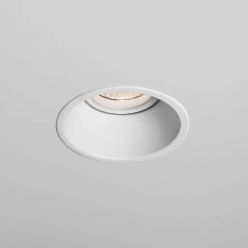 Clearance Spot Encastre Minima Round Metal Blanc - Unisexe Led