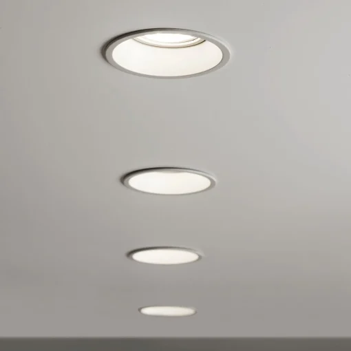 Clearance Spot Encastre Minima Round Metal Blanc - Unisexe Led