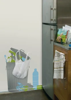 Online Sticker Vynil+Plastic Bags Plastique Papier Gris - Unisexe Nettoyage Et Rangement