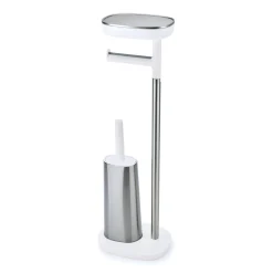 Best Support Papier Toilette Easystore Metal / Avec Brosse Flex Steel & Rangement - Unisexe Accessoires Salle De Bains