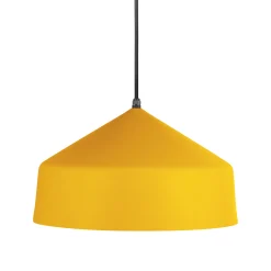 Shop Suspension D'extérieur Ezaro Metal Jaune Metal Jaune / O 40 Cm - Cable Avec Prise (Branchement Secteur) - Unisexe Luminaires De Salle De Bains
