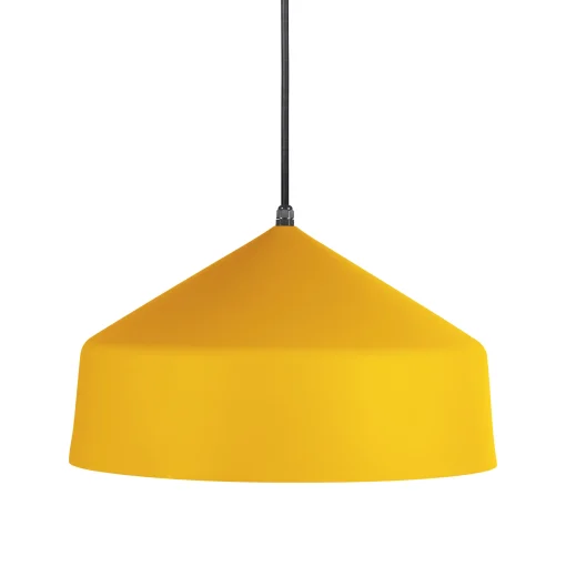 Shop Suspension D'extérieur Ezaro Metal Jaune Metal Jaune / O 40 Cm - Cable Avec Prise (Branchement Secteur) - Unisexe Luminaires De Salle De Bains