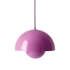 Best Sale Suspension Flowerpot Vp1 Metal Rose / O 23 Cm - By Verner Panton, 1968 - Unisexe Luminaires Iconiques