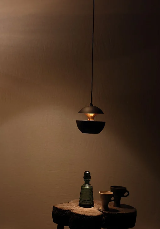 Cheap Suspension Here Comes The Sun Metal Noir / O 17,5 Cm - Reedition 1970 - Unisexe Luminaires Iconiques