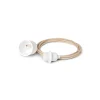Cheap Systeme Electrique Pour Suspension  Tissu Beige / Set Cable Tissu 2M, Rosace, Douille E27 - Unisexe Ampoules Et Accessoires