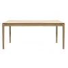 Store Table A Rallonge Bok Bois Naturel / Chene Massif - L 180 A 280 Cm / 10 Personnes - Unisexe Tables