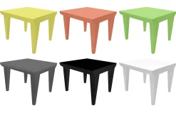 Best Sale Table Basse Bubble Club Plastique Gris / 51 X 51 Cm - Unisexe Tables De Chevet