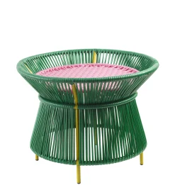Flash Sale Table Basse Caribe Basket Plastique Vert / O 54 X H 41 Cm - Unisexe Tables Basses De Jardin