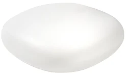 Shop Table Basse Chubby Low Plastique- Unisexe Poufs Coussins Tapis D'extérieur