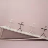 New Table Basse Don'T Leave Me Metal/ O 38 X H 42,7 Cm - Unisexe Tables De Chevet