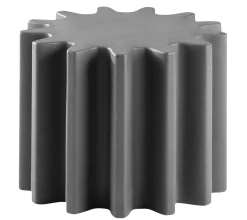 Outlet Table Basse Gear Plastique/ Pouf - O 55 X H 43 Cm - Unisexe Tables Basses De Jardin