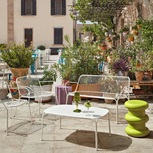 Outlet Table Basse Hiray Metal/ Metal - 90 X 59 Cm - Unisexe Terrasses Et Balcons