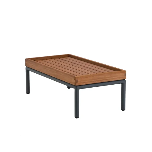 Cheap Table Basse Level Bois Naturel / 40 X 81 Cm - Bambou - Unisexe Tables Basses De Jardin