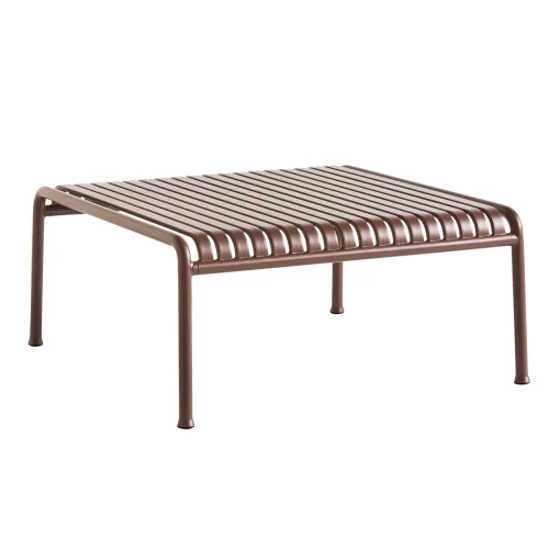 Cheap Table Basse Palissade Metal Rouge / 81,5 X 86 X H 38 Cm - R & E Bouroullec - Unisexe Tables Basses De Jardin