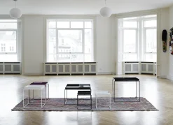 Hot Table Basse Tray Metal/ H 35 Cm - 60 X 60 Cm / Carre - Unisexe Tables De Chevet